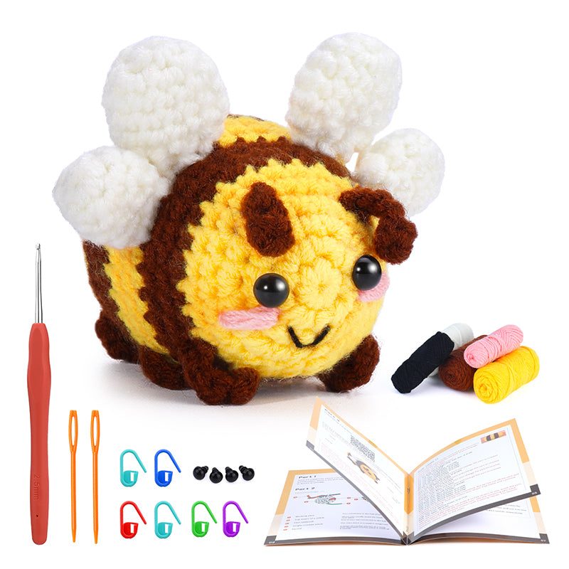 Samll Bee Crochet Kit for Beginners