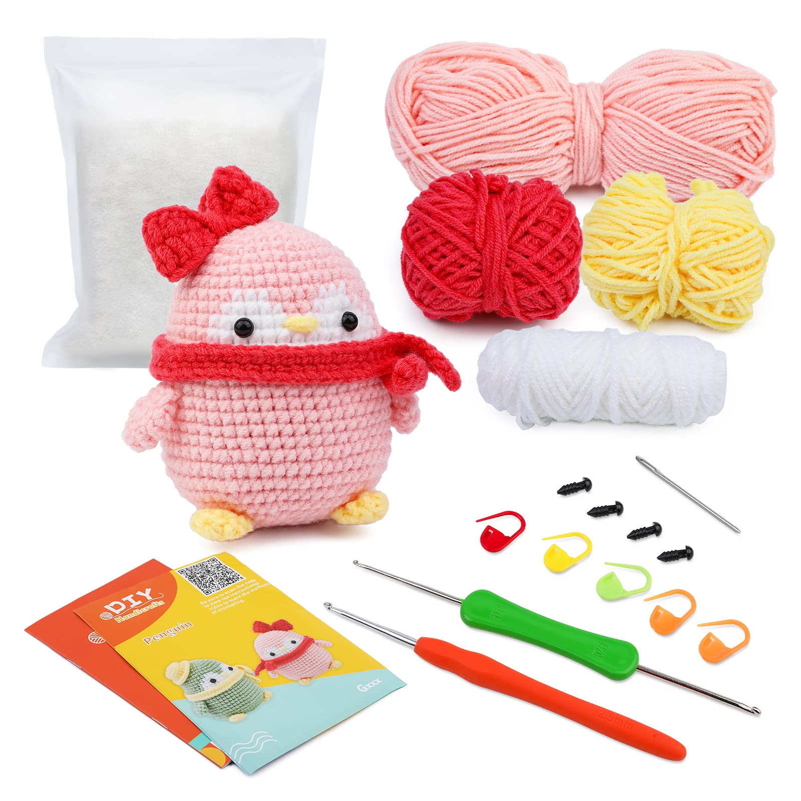 KIT CROCHET AMIGURUMI CHAT BISCUIT Kits Crochet • Pingouin • Happywool