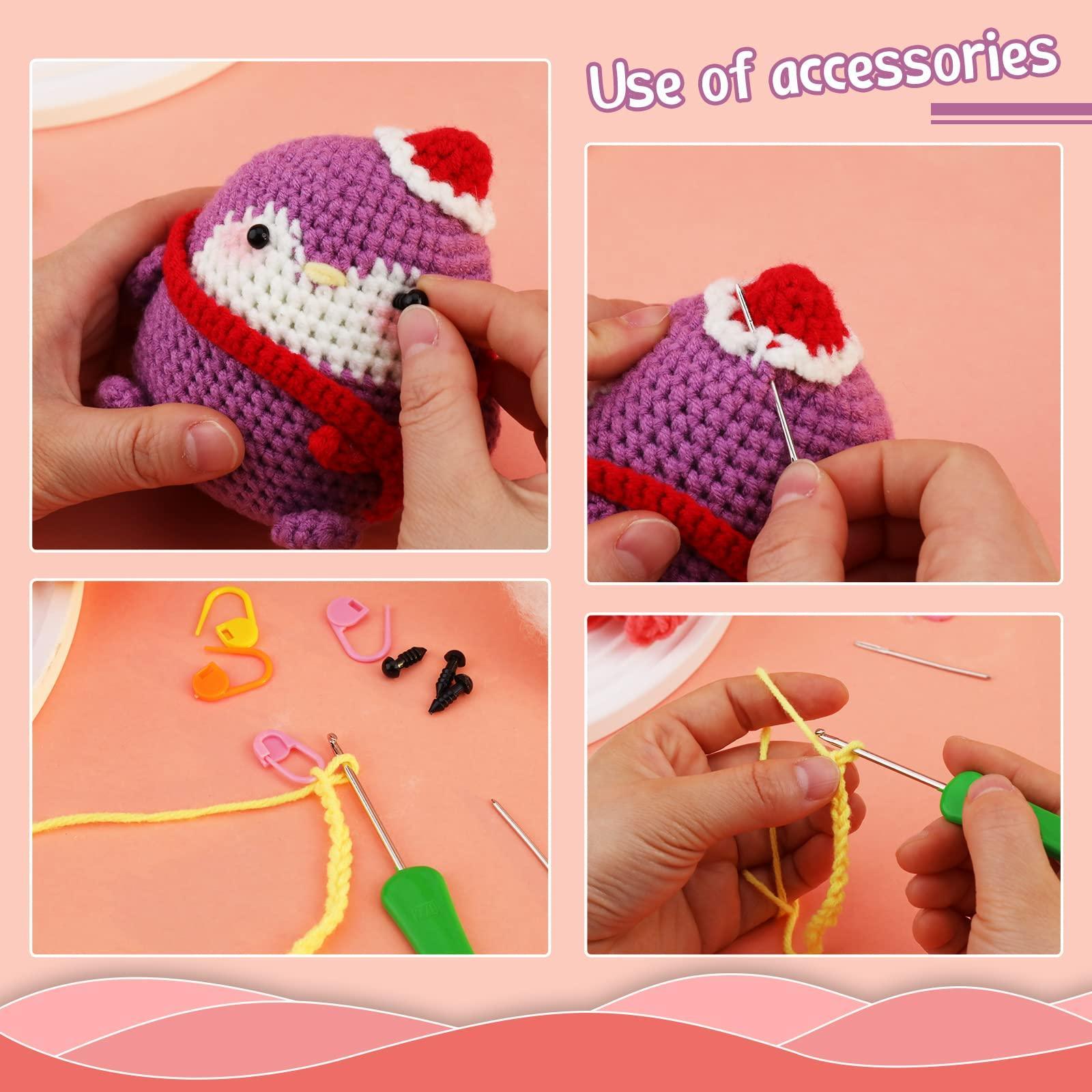 DIY Amigurumi Crochet Kit Penguin / Craft Project Crochet Penguin /  Handmade Penguin / 